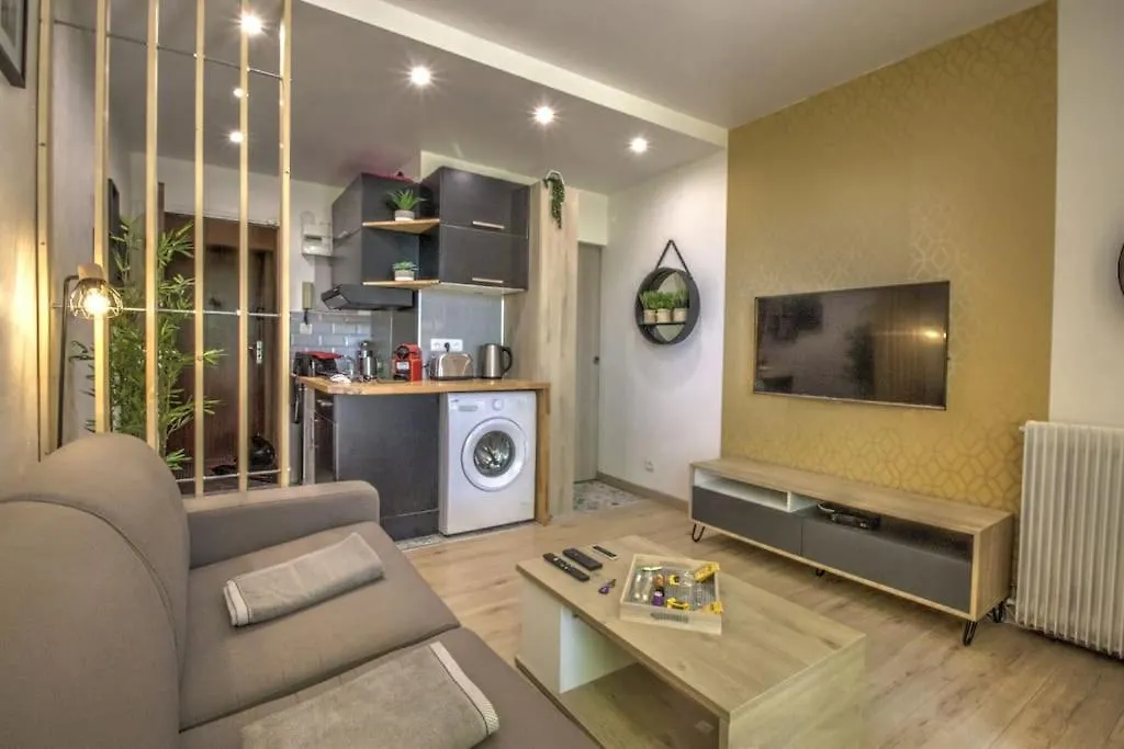 Studio Parking Terrasse Fibre Toulouse 0*,  France